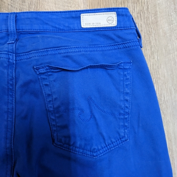 AG Adriano Goldschmied Blue The Stilt Cigarette Leg Jeans - Picture 2 of 6